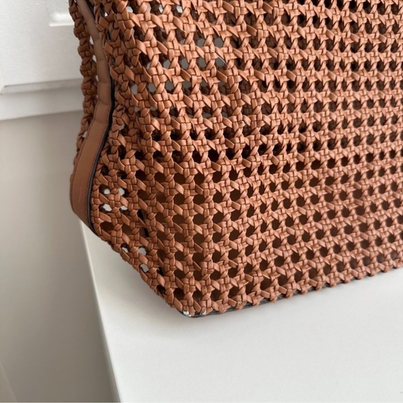 Michael Kors Large woven braided tote shoulder bag chain straps - Picture 4 of 9